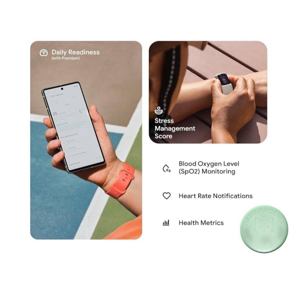 Fitbit Charge 6 Activity and Fitness Tracker ❤️ Rate Monit. Black With charger - Picture 10 of 12